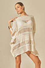 Załaduj obraz do przeglądarki galerii, Model Front: Empress Kaftans / Cover Ups Offwhite Tunica Nikki