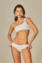 Załaduj obraz do przeglądarki galerii, Model Front: Empress Bottom Bottom Bond White Tweed Texture