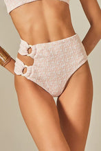 Załaduj obraz do przeglądarki galerii, Gallery: Empress Bottom Bottom Hoop Sloane Pink Tweed Texture
