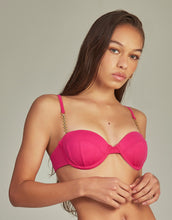 Załaduj obraz do przeglądarki galerii, Top Bikini Agatha Fuchsia Pink
