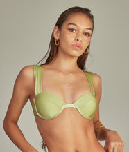 Załaduj obraz do przeglądarki galerii, Top Bikini Bouche Olive Green
